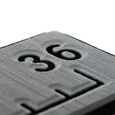 SeaDek 53583-80066 36” Routed Ruler - 6mm - Brushed Texture - Storm Grey/Black